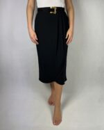 Czarna spódnica mini elegancka